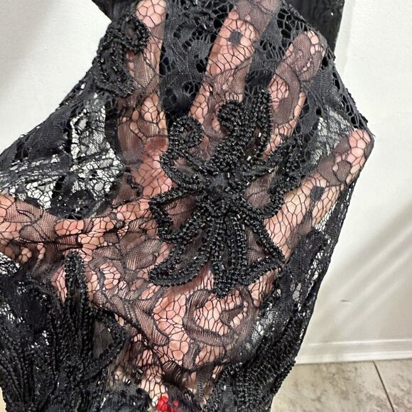 LAFAYETTE 148 Hand Beaded‎ Evening Dress Pants Size 4 - Picture 7 of 10